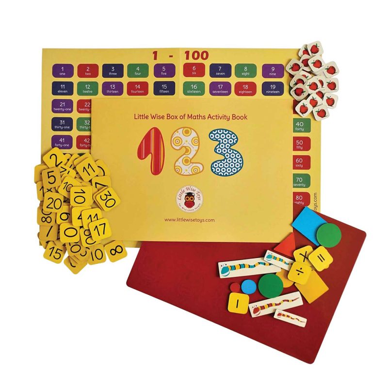 Maths game for children aged 3-6. Maths and numbers educational toy and learning toy.